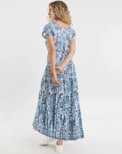 Joe Browns Tabitha Crinkle Cotton Maxi Dress