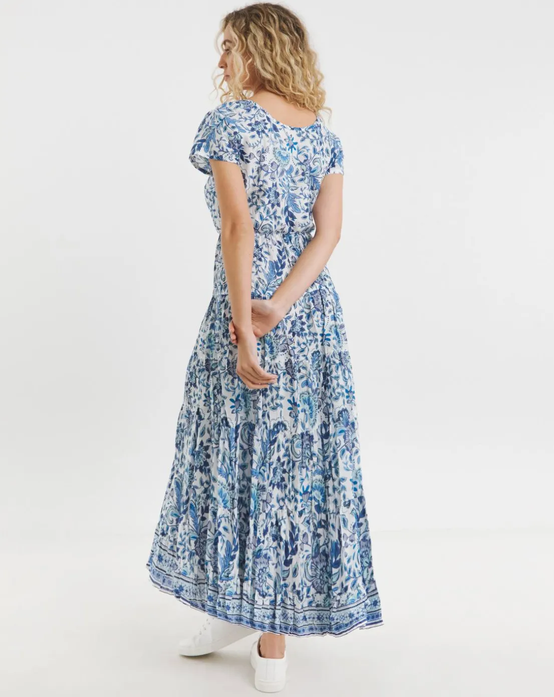 Joe Browns Tabitha Crinkle Cotton Maxi Dress