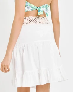 Joe Browns Tiered Beach Skirt White
