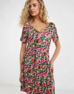 Joe Browns Tiered Floral Jersey Tunic