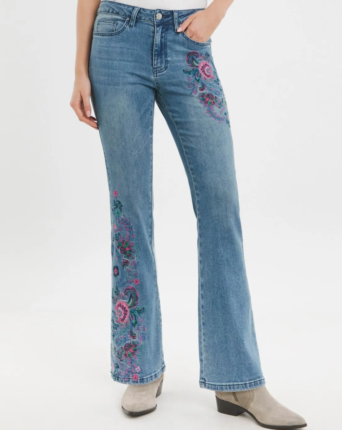 Joe Browns Winnie Embroidered Boot Cut Jean