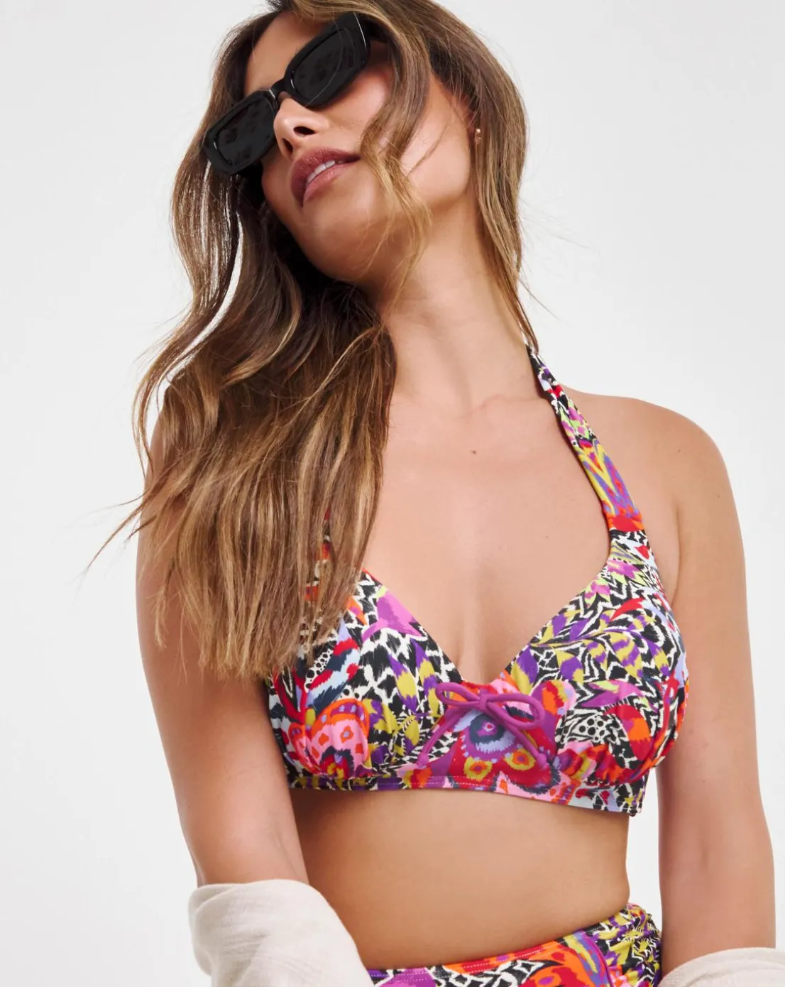Joe Browns Zebra Non Wired Bikini Top