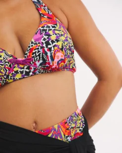 Joe Browns Zebra Non Wired Bikini Top