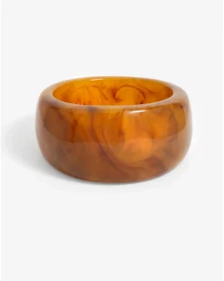 Jon Richard Amber Marbled Wide Bangle
