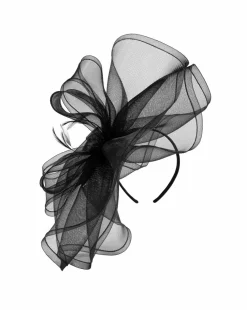 Jon Richard Black Large Hat Fascinator