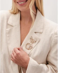 Jon Richard Bow Brooch