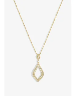 Jon Richard CZ Open Pear Pendant