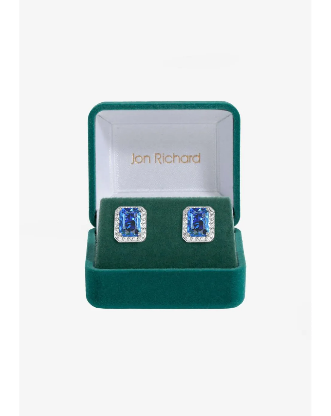 Jon Richard CZ Sapphire Studs