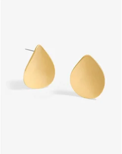 Jon Richard Gold Plated Brushed Earrings