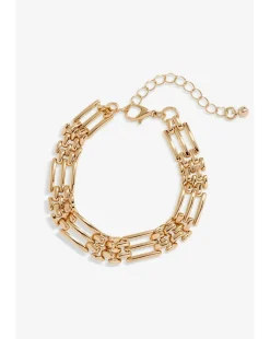 Jon Richard Gold Plated Gate Chain Bracelet