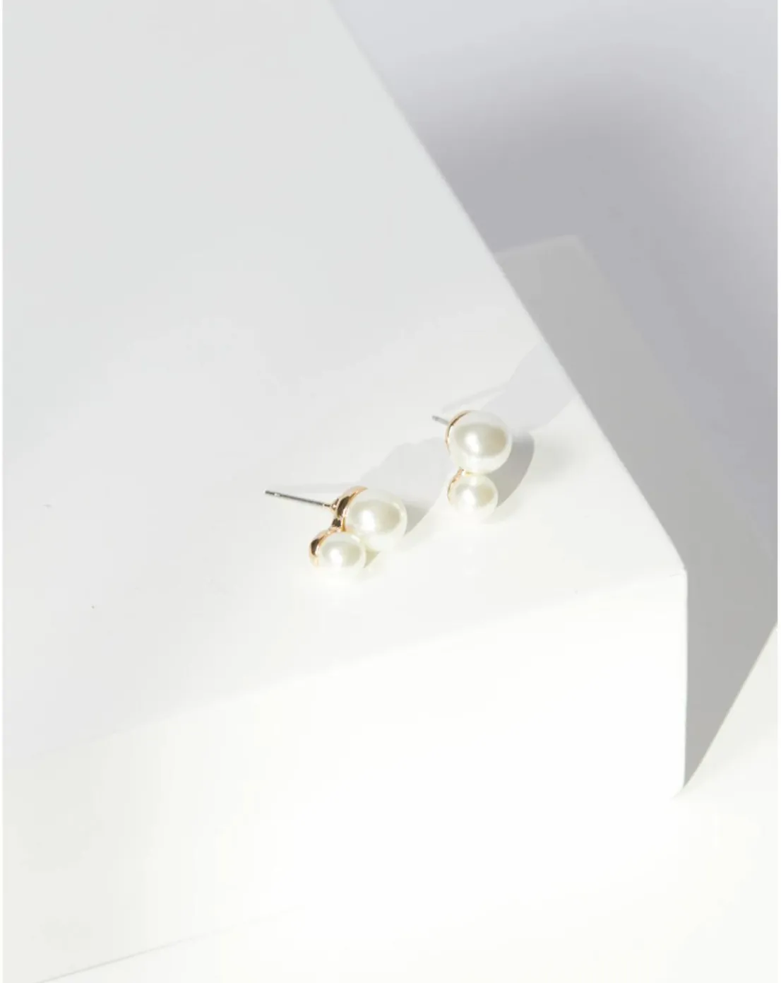 Jon Richard Gold Plated Snowman Pearl Earrings