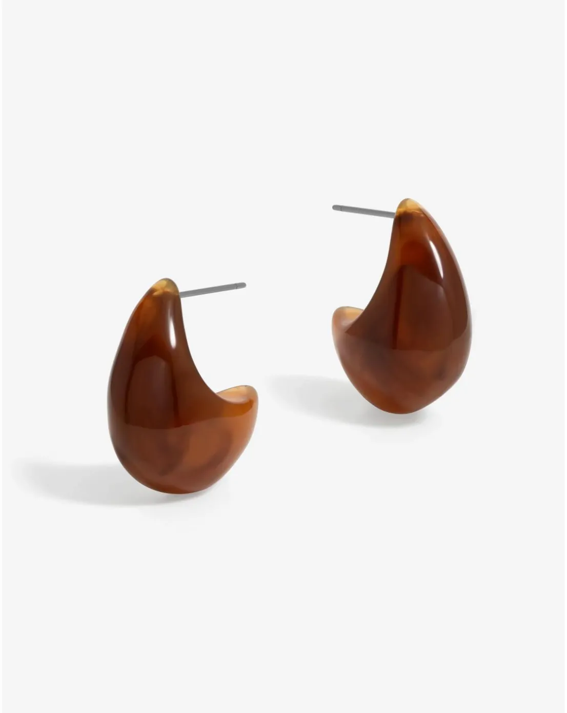 Jon Richard Resin Dome Earrings