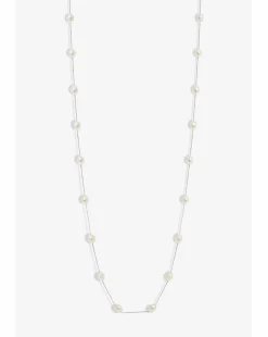 Jon Richard Silver Plated Pearl Rope Necklace