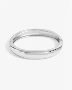 Jon Richard Silver Plated Dome Polished Bangle