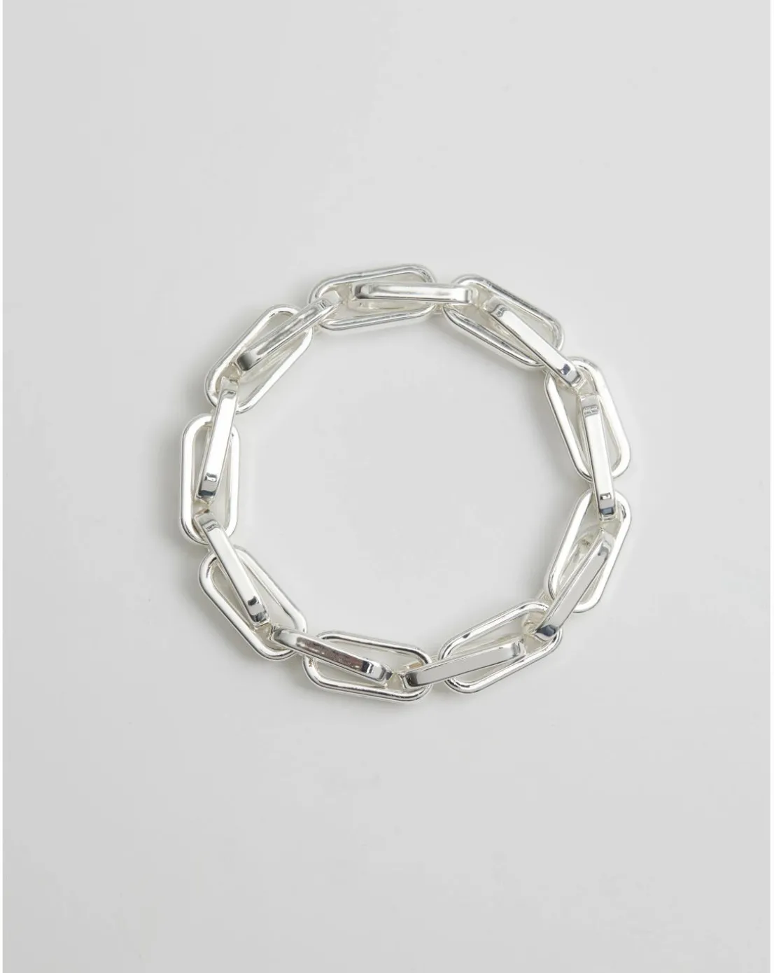 Jon Richard Silver Plated Chain Stretch Bracelet