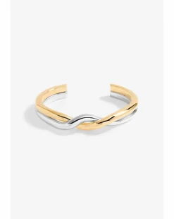 Jon Richard Two Tone Twisted Cuff