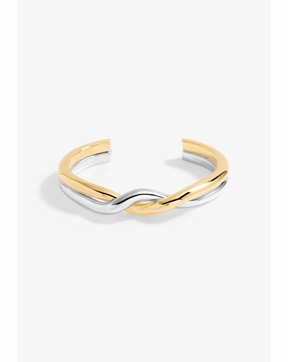 Jon Richard Two Tone Twisted Cuff