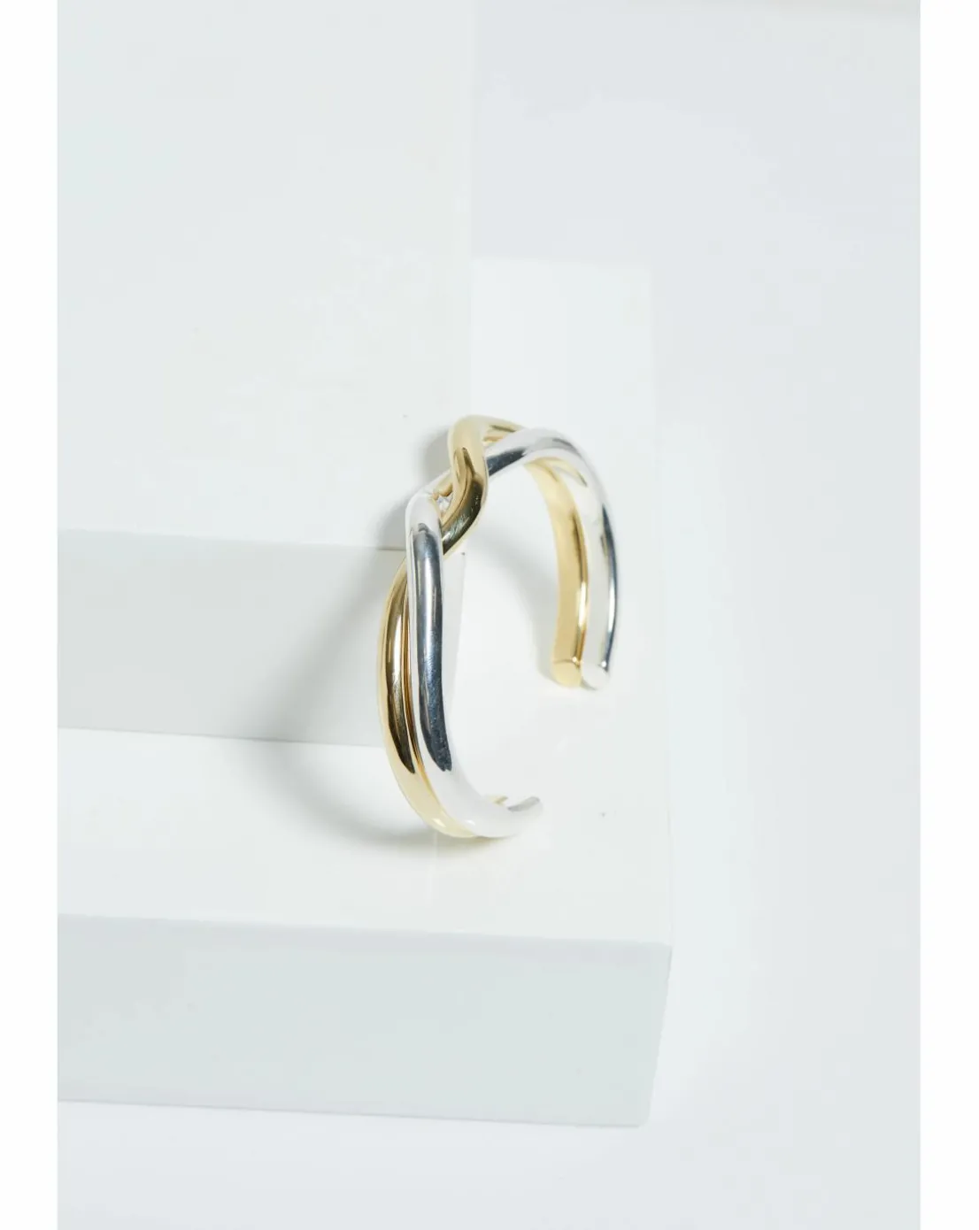 Jon Richard Two Tone Twisted Cuff