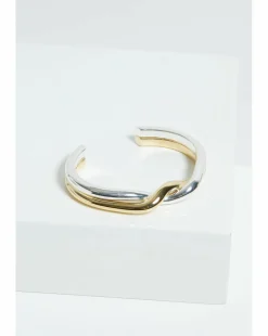 Jon Richard Two Tone Twisted Cuff