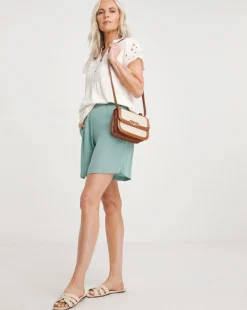 Julipa 2 Pack Crinkle Short