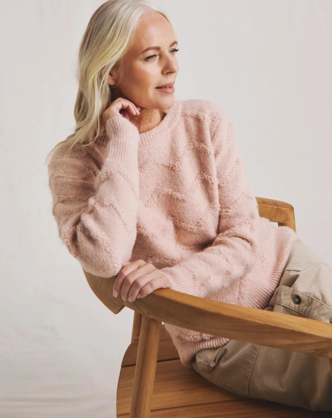 Julipa Blush Zig Zag Jumper