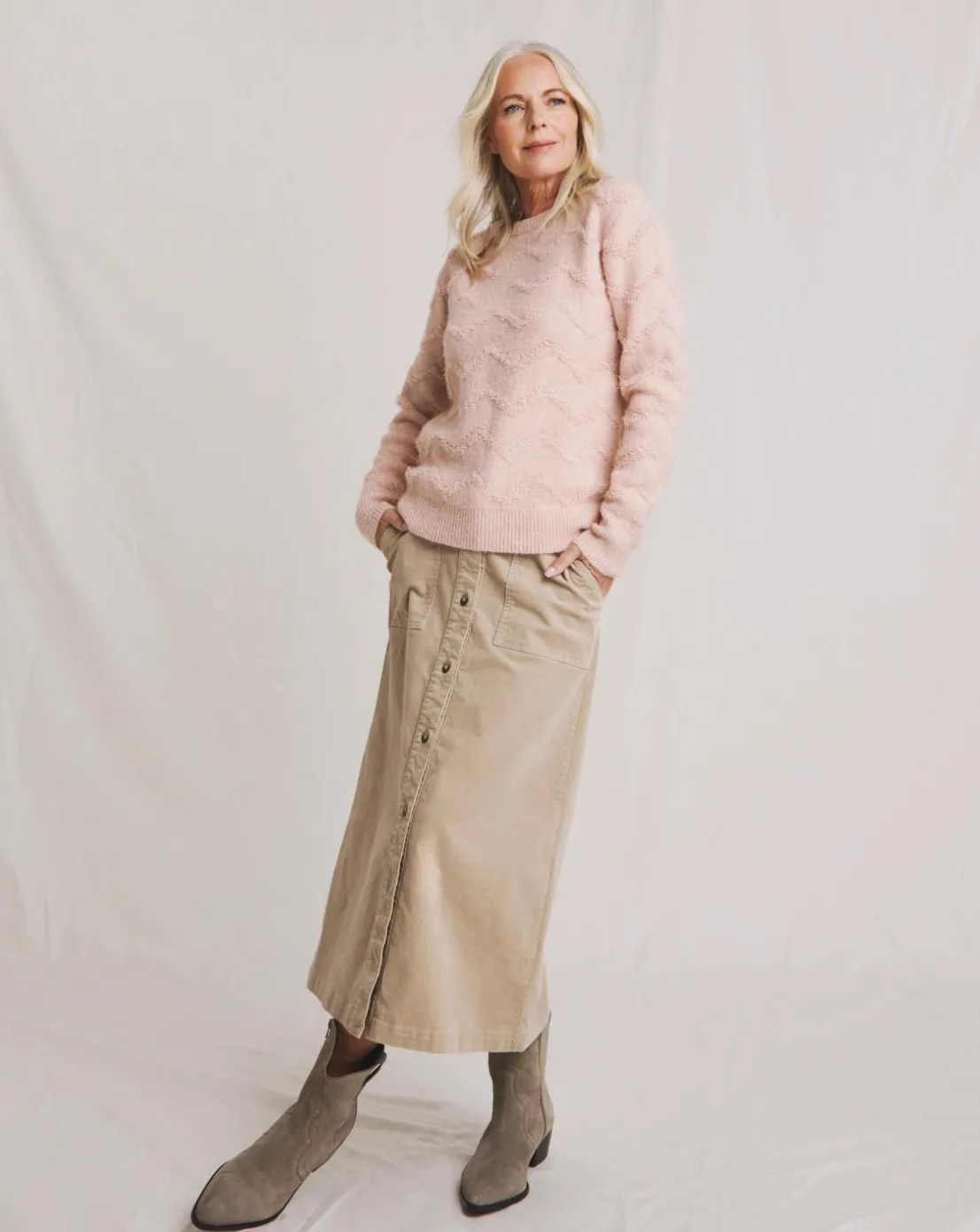 Julipa Blush Zig Zag Jumper