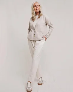 Julipa Brushed Jersey Rib Cardigan