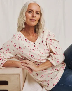 Julipa Button Down Cotton Blouse