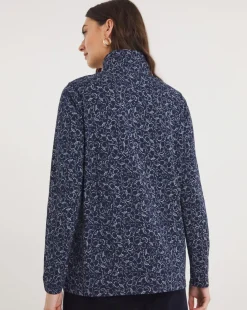 Julipa Button Funnel Neck Jersey Top