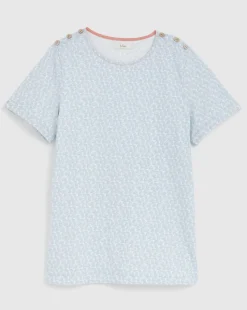 Julipa Button Shoulder T-Shirt