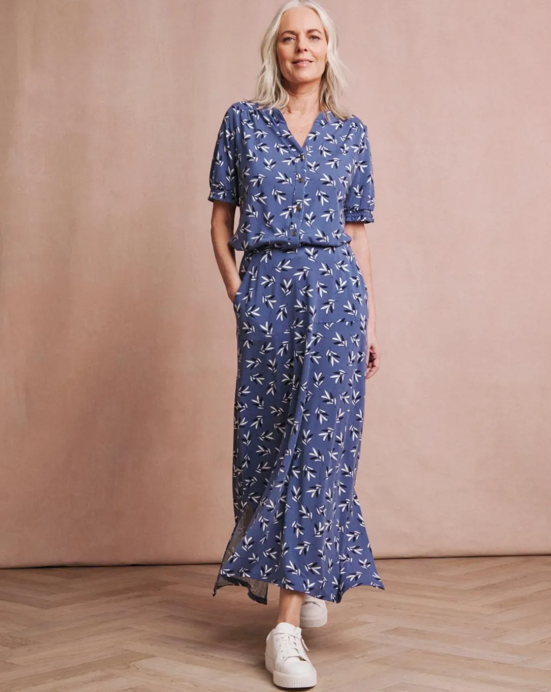 Julipa Button Through Jersey Top