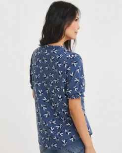 Julipa Button Through Jersey Top