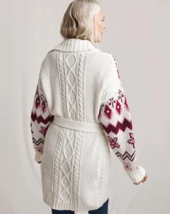 Julipa Cable Shawl Wrap Coatigan