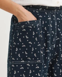 Julipa Cheesecloth Printed Trouser