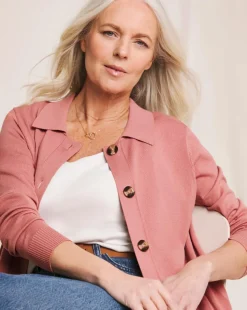 Julipa Collared Button Down Cardigan