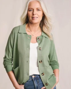 Julipa Collared Button Down Cardigan