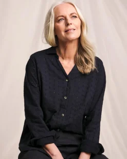 Julipa Cotton Broderie Jersey Shirt