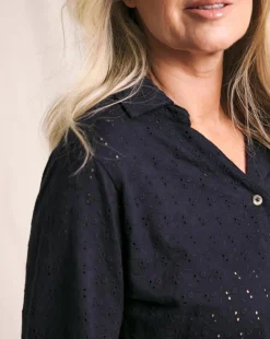 Julipa Cotton Broderie Jersey Shirt