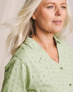 Julipa Cotton Broderie Jersey Shirt