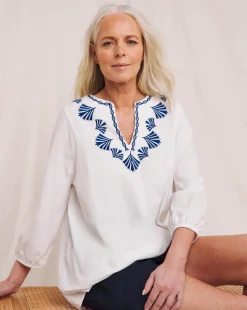 Julipa Cotton Embroidered Top