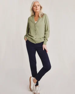 Julipa Cotton Pointelle Cardigan