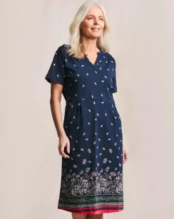 Julipa Cotton Printed Jersey Shift dress