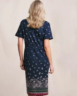 Julipa Cotton Printed Jersey Shift dress