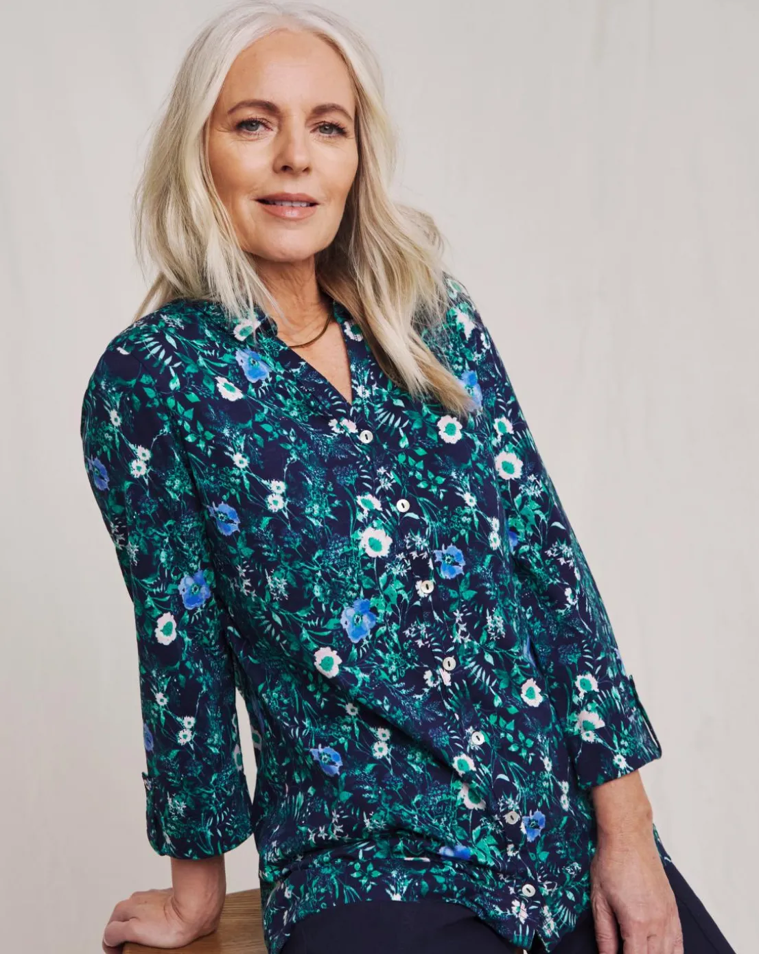 Julipa Cotton Printed Jersey Shirt