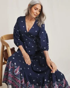 Julipa Cotton Tiered Maxi Dress