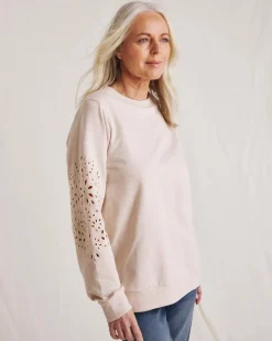 Julipa Cut Out Broderie Sweatshirt