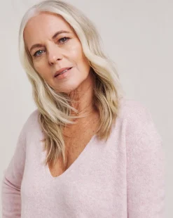 Julipa Deep V Soft Wool Longline Jumper