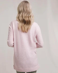 Julipa Deep V Soft Wool Longline Jumper