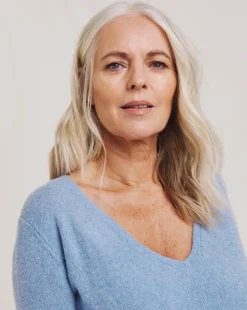 Julipa Deep V Soft Wool Longline Jumper