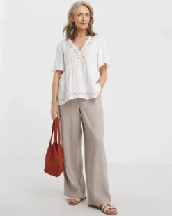 Julipa Embroidered Cotton Blouse